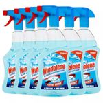 Windolene Glass & Shiny Surfaces Diamond Shine, Pack 6 x 500ml, Streak-Free Cleaning for Windows, Window cleaner & Glass cleaner