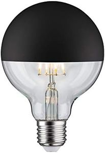 Paulmann 28676 Ampoule LED à filament G95 6 W Noir mat 2700 K Intensité variable E27