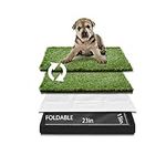 HQ4US Dog Grass Pad with Foldable D