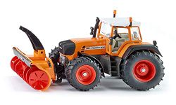 siku 3660, Tractor with Snow Blower, 1:32, Metal,Plastic, Orange, Opening bonnet, Removable cab