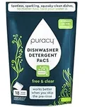 Puracy Dishwasher Pods, 18 Count, N