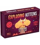 NARAYANMUNI Exploding Kittens Party Card Game Without Music for Family - Friend - Card Games for Adults | Teens & Kids 2-10 Players- Red