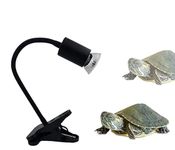 Innovatives Bluepet Bl-F01 Reptile Uv Halogen Lamp - For Aquarium Tank Tortoises,Turtle Tank, 50W E27 Uva/Uvb Turtle Basking Light With Holder & Dimmer -Reptile Lamp With Clip For Hanging