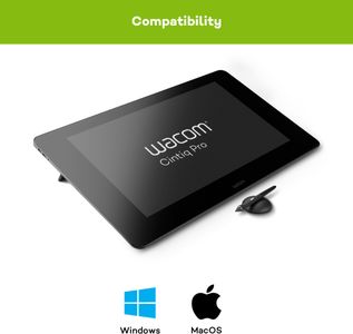 Wacom Cintiq Pro 24 Drawing Tablet – 24" Pen Display for Artists