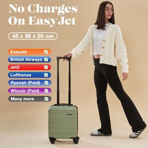 Cabin Max EasyJet Cabin Bag – 30L Lightweight Underseat Suitcase 45x36x20cm