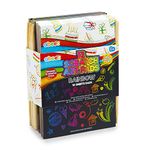 abeec 12 Pack Of Rainbow Scratch Art Pads – Includes Mini and Tools Party Bag Fillers For Kids 8+