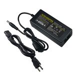 Snsnlent 12V 5A Power Adapter AC 100-240V to DC 12V 5A 60W AC DC Power Supply Adapter US Plug Switching PC Power Cord for LCD Monitor LED Strip Light