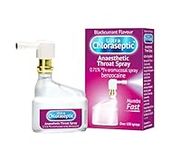 Ultra Chloraseptic Anaesthetic Throat Spray, 15ml, Blackcurrant Flavour, fast acting relief for sore throat pain