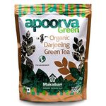 Makaibari Apoorva Organic Darjeeling Whole Long Leaf Green Tea | Usda Certified Premium Green Tea | Anti-Oxidants, Immunity Booster | Green Tea | 500 Gm - Dried