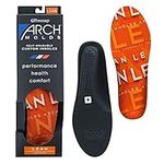 PowerStep Archmolds Lean Orthotic Insoles, Heat Moldable Shoe Inserts for Slim Cushioning and Full Support, Orange orange Size: Men's 4-4.5, Women's 5.5-6