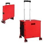 Collapsible Handcart 4 Wheeled Roll