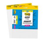 Post-it Super Sticky Easel Pad, 20 in x 23 in Sheets, 20 Sheets/Pad, 2 Pad/Pack, Great for Virtual Teachers and Students (566B-2PK), Medium