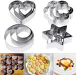 Cookies Cutters 12 Pcs, Stainless S