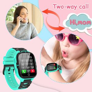 ELEJAFE Kids Smart Watch – Calls, SOS, 24 Games, 2 Cameras, Green