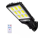 waqif IP65 Solar Sensor Motion Light for Outdoor, 108 LEDs, Waterproof IP44, Motion Sensor with 3 Lighting Modes, Easy Install & Remote Control for Outdoor Garden, Patio, and Pathway