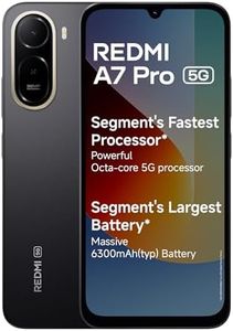 REDMI A7 Pro 5G (Black, 4GB RAM, 64GB Storage) | Segment's Fastest Processor | Segment's Largest Battery | Segment's Largest & Smoothest 6.9in 120Hz Display