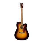 Fender CD-140SCE Dreadnought Electro Acoustic Guitar, Sunburst, includes a Hardshell Guitar Case