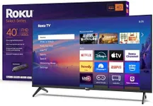Roku Smart TV 2025 – 40-Inch Select Series, 1080p Full HD TV – Roku TV with Voice Remote – Flat Screen LED Television with Wi-Fi for Streaming Live Local News, Sports, Family Entertainment