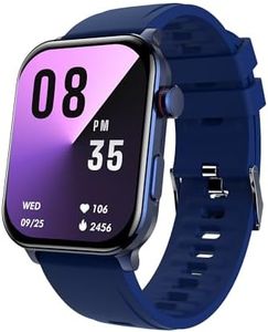 itel ICON 3 Smartwatch with Single chip BT Calling, 2.01" AMOLED Display, 500 Nits Brightness, Functional Crown, IP67 Waterproof, 170+ Watch Faces, 24Hr Health Monitor (Midnight Blue)