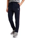 Van Heusen Men Athleisure Smart Tech Regular Fit Trackpants - Easy Stain Release, Anti Stat, Ultra Soft_50056_Navy_S