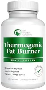DR VITAMIN SOLUTIONS Thermogenic Fat Burner for Women and Men - Appetite Suppressant for Weight Loss, 31 Capsules