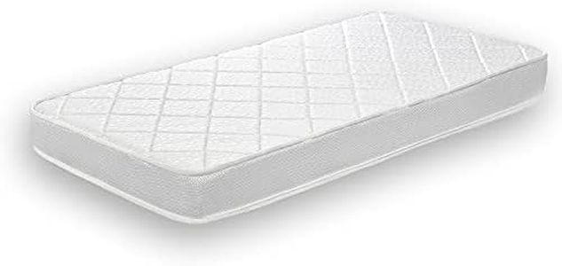 Colchon Cuna Bebe 5-Stars Baby 3D | Fabricado en España | Anti-alergenico | 140x70 Altura 10cm | Reversible Verano - Invierno | Gran Confort y Suavidad