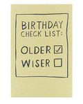 UK Greetings Birthday Card for Him/Her/Friend - Funny Checklist Design