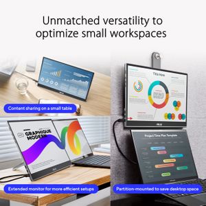 ASUS ZenScreen OLED 16" Portable Monitor – FHD, 1ms, HDR10, USB-C, Mini HDMI