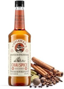 Tippleman's Chai Spice Coffee Syrup - Rich Flavor for Hot or Iced Drinks, Latte, Tea, Espresso, Cappuccino, Cocktails, & Baking - 25.4 Fl Oz