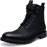 Vostey Mens Boots Motorcycle Casual