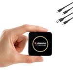 MEGAAUDIO ANDROX CAR Smart AI Box MP09 | Wireless CarPlay & Android Auto | Adapter | Plug & Play | Android 13 System | 4GB RAM + 64GB ROM | 1080P Video Playback| Bluetooth 5.0 | Dual-Band | WiFi