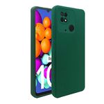 Pikkme Mi Redmi 10 / Redmi 10 Power Back Cover Soft Matte Liquid Silicone TPU | Camera Protection | Shockproof Slim Back Case for Mi Redmi 10 / Redmi 10 Power (Green)