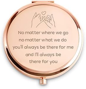 Friendship Gifts for Women Girls Compact Mirror, Christmas Stocking Stuffers, Personalized Birthday Gifts, Unique Graduation Gifts for Her Best Friends Female Besties Sister