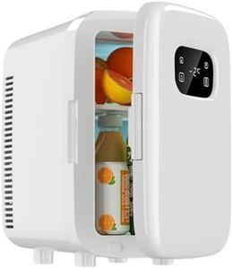 PawVogue 10L Portable Mini Fridge, Compact Car & Skincare Refrigerator with Cooling & Heating for Bedroom, Office, Dorm, Travel, Makeup Storage