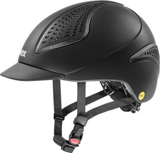 uvex exxential III MIPS - Lightweight Unisex Riding Helmet - Individual Size Adjustment - Black mat L-XL