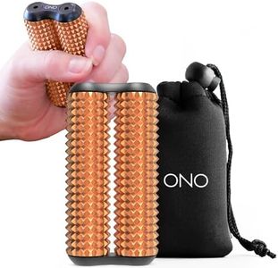 ONO Roller - Handheld Fidget Toy for Adults | Help Relieve Stress, Anxiety, Tension | Promotes Focus, Clarity | Compact, Portable Design (Acupressure, Full Size - Aluminum)