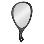 Diane Teardrop Mirror, Black, 10 Ounce