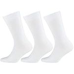 3 Pairs Women thin cotton socks, White Soft Cotton Socks, Women above ankle crew socks, Classic Dress Socks Calf Lightweight Breathable Comfortable Sweat absorbing Anti-friction for Work Office Casual