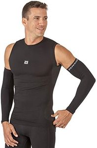 Zensah Compression Arm Sleeves,Black,Small/Medium