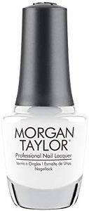 Morgan Taylor Nail Lacquer (Arctic Freeze) White Nail Polish, Finger Nail Polish, Long Lasting Nail Polish, White Nail Lacquer, Finger Nail Polishes, .5 ounce