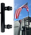 ANISUN RV Ladder Flag Pole Mount RV Camper Flagpole Holder Compatible with 1" RV Ladders