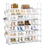 Shoe Rack 7 Tier White Shoe Organizer Shoe Storage 28-35Pairs Shoe Rack for Closet Shoe Rack Organizer Entryway Shoe Holder Space Saving Shoe Shelf Shoe Stand Large Tall Shoe Tower Garage