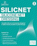 Silicone Net Dressing 5x7.5cm x 5 Non-Adherent, Flexible, and Breathable Dressing for Delicate Skin – Promotes Healing & Reduces Pain – Ideal for Burns, Ulcers, and Surgical Wounds