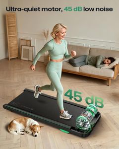 UREVO Smart Under Desk Walking Pad Treadmill – Portable Home Office Fitness