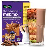 Troovy No Sugar, 13 Millets & Nuts, Chocolate Nutri Milk Mix, Jaggery Sweetened with Real Cocoa, Chocolate Flavoured Powder for Kids 7-12 Years.