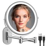 Mounted Lighted Makeup Mirror