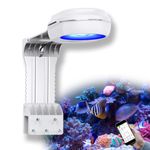 PopBloom RL60 Full Spectrum Reef Light WiFi Marine Reef LED Aquarium Light Saltwater Aquarium Fish Tank Lamp (60W WiFi - White)