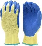 G & F 1607L Cut Resistant Work Gloves, 100-Percent Kevlar Knit Work Gloves, Make by DuPont Kevlar, Protective Gloves to Secure Your hands from Scrapes, Cuts in Kitchen, Wood Carving, Carpentry and Dealing with Broken Glass, 1 Pair, Large