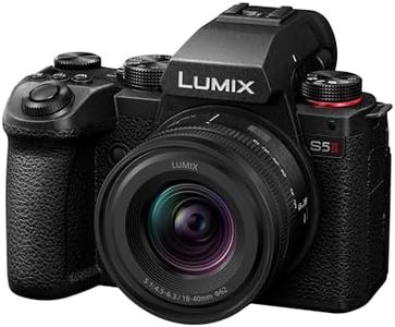 Panasonic Lumix S5 II, Full Frame Mirrorless Camera Body, with S-R1840E 18-40mm S lens, 4K 60P and 6k 30P Video Recording, Flip Screen, Wi-Fi, L-Mount, Phase Hybrid AF, Active IS, Black