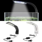 COLOURFUL - Extreme Slim Led Aquarium Light | Plants Grow Lighting Creative Clip-On Lamp | X Series LED (Black, X5-10W - Suits for 1-2.5Ft Tank)